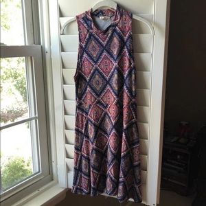 One Clothing Colorful Patterned Dress
